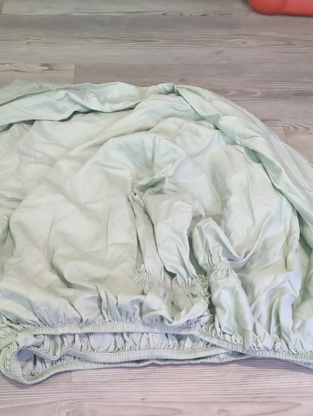Organi Purely Organic Seafoam Green 3 Piece Sheet Set 100% Organic Cotton